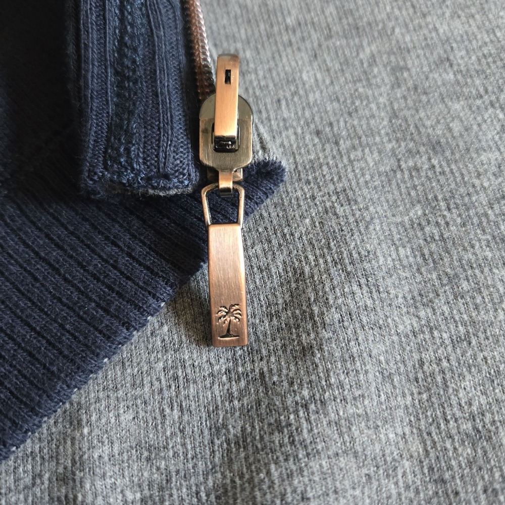 Tommy Bahama Men's Cardigan Sweater‎ Navy Blue Size L - Picture 7 of 10